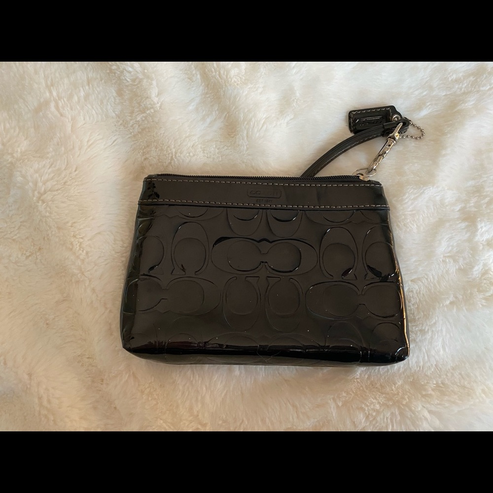 Black Coach Wristlet
